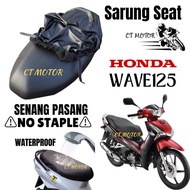 ctmotor HONDA wave125 Seat Sarung Getah Motor / Seat Cover Rubber Kusyen Belt Motorcycle ** TAK PAYA