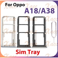 For Oppo A18/A38 SIM Card Tray Slot Holder Replacement