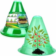 【30 Pieces】 Garden Cloches for Plants, Large Plant Covers Plant Protectors Transparent Bell Jar Cloc