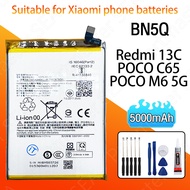 แบตเตอรี่โทรศัพท์มือถือ Xiaomi REDMI 13C/POCO C65 /POCO M6 5G (BN5Q) 5000mAh Battery งาน พร้อมเครื่อ