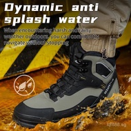 New Men Work Safety Boots Steel Toe Shoes High Top Indestructible Shoes Anti-smash Anti Puncture Pro