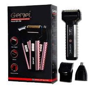 Gemei GM 789 Cordless Razor Trimmer Hair clipper - 3 in 1