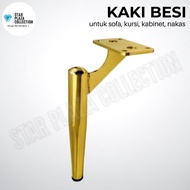 Gold Kijang Sofa Leg 19Cm Gold Sofa Leg/ Chair Leg/ Iron Sofa Leg Model Kijang -