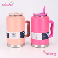 ANHUITYJ Sports Water Bottles, 2L Insulated Water Bottle, Portable Broken-resistant with Handle Stai