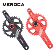 MEROCA Mountain Bike Crank 32T 34T 36T 38T Chainring 170MM Hollow Crank Arm Mtb Gxp Crankset With Bottom Bracket