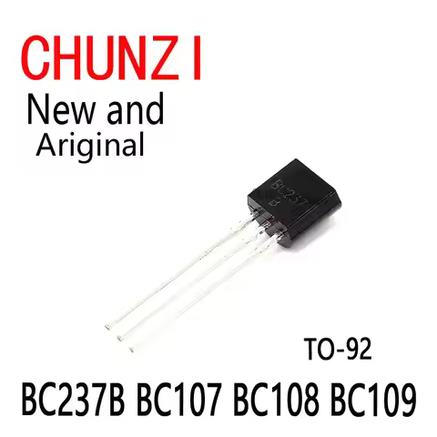 10Pcs New and Original BC107B BC108B BC109B Transistor TO-92 BC237B BC107 BC108 BC109