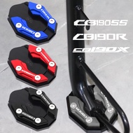 Motorcycle Accessories Side Stand Enlarge Plate Kickstand Extension for Honda CB190R CB190X CB190SS 