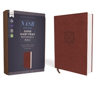 NASB SUPER GIANT PRINT REFERENCE BIBLE 1995 TEXT, COMFORT PRINT, LEATHERSOFT, BROWN