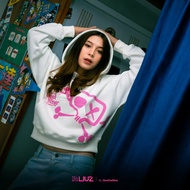 in stock Oneonenine Livz Hoodie Crop Top Luxe White - Women's Crop Sweater