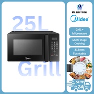 Midea 25L Digital Microwave Oven EM825AGS-BK | MMO-EG925EXX with Grill Function