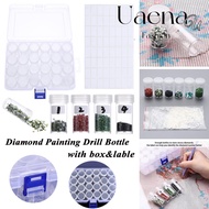 UAENAU 6/24/60PCS Diamond Painting Drill Bottles Empty Bottle DIY Plastic Diamond Painting Accessori