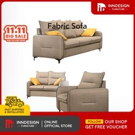 [LOCAL SELLER] BASHO 1+2+3 Seater Fabric Sofa Set (FREE DELIVERY &amp; INSTALLATION)