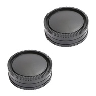 2 Pack Rear Lens Cap and Camera Body Cap Cover Kit for Sony A9 A7 A7II A7III A7IV A7S II III A7R II