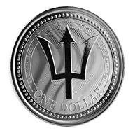 Koin Perak Trident Barbados 2017 - 1 oz silver coin
