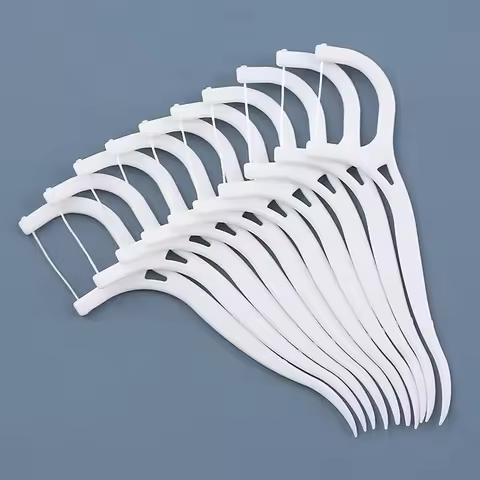 50-400pcs Dental Floss Flosser Picks Toothpicks Teeth Stick Tooth Cleaning Interdental Brush Dental 