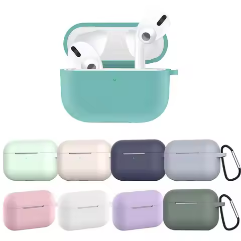 Case for Airpods Pro Silicone Protective Wireless Bluetooth Earphone Cover Box for Apple Airpods 3 S