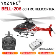 YU XIANG RC Airplane 2.4G 6CH Aileronless Simulation Bell-206 Helicopter Brushless Motor 6-Axis Gyro