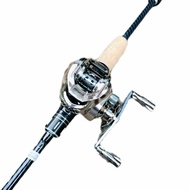 Flast eva carbon&reel Bc Hauton Full Croom LEft Hand fishing rod set