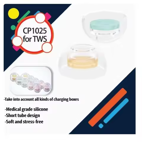 SpinFit CP1025 TWS Medical Silicone Patented Ear Tips Designed for Ture Wireless Earbuds Earphone Fo