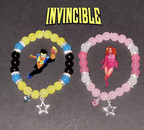 Handmade Invincible Mark and Atomic Inspired Design Bracelet for Him/Her Gift Theme Song