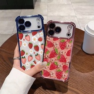 Cute Sumer Strawberry Casing For Googel PIXEL 10 9 8 Pro 9A 8A 7A PIXEL10 PIXEL9 PIXEL8 5G Phone Cas