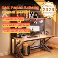 Standing Pegboard Rak Besi Adjustable Minimalis Putih Gaming Bedroom Office