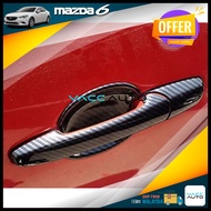 Mazda 6  2022 - 2023 Outer Carbon Handle Door Bowl Protector Car Accessories Vacc Auto