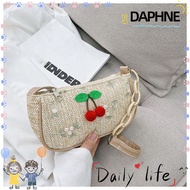 DAPHNE Shoulder Bag, Woven Straw Beach Bag, Fashion Handbags Women