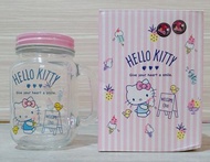 Hello kitty 凱蒂貓 梅森杯 水杯 馬克杯 玻璃杯 飲料杯 環保杯 多功能置物罐 冰淇淋 三麗鷗 sanrio