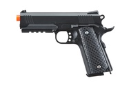 240 FPS M1911 Steel Airsoft Spring Pistol w/Rail