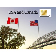 USA and Canada Data Sim Card ATT 2/5/10 GB