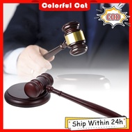 1 Set Judge's Gavel Judge's Hammer Wooden Auction Hammer