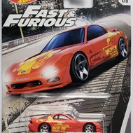 Hot Wheels Premium Fast Tuners Mazda RX-7 FD RX7 Fast Furious Rubber Banksel255