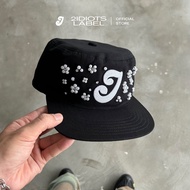 HANDMADE BEADED UNISEX ROUND CAP / DAISY CAP / 2IDIOTS.LABEL - 2IDLB