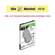 2TB - 2.5” SEAGATE BARRACUDA INTERNAL HDD