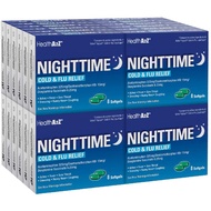 HealthA2Z Nighttime Cold-Flu Relief Nyquil Active Ingredient, 24 Packs of 8 Softgels(192 Softgels To