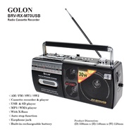 in stock GOLON RX-M70 USB / SD CARD RADIO / CASSETTE RECORDER & PLAYER