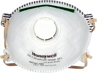 Honeywell SAF-T-Fit Plus Disposable Sanding &amp; Insulation N95 Respirator Mask, Professional Grade Pro Grade Valved 1-Pack One Size Fits All White