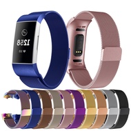 For Fitbit Charge 3/Charge 4 Band Milanese Loop Stainless Steel Watch Band Replacement Strap