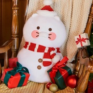 KAKAO FRIENDS My Christmas Cookie White Edition Snowman Choonsik Soft Plush Stuffed Toy Doll Pillow