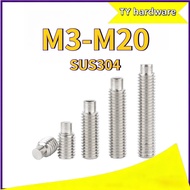 【DTY-G1】Hex Socket Set Screw / Grub Screw DIN916 | Skru Allen Key Screw | SUS 304 Stainless Steel   