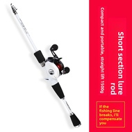 45cm Short Telescopic Rock Fishing Rod M Tune Portable Spinning Casting Rod 1.8/2.1/2.4m Mini Ultral