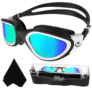 WIN.MAX Polarized Anti-fog Anti-UV Waterproof Clear View Goggles ปรับจมูกนุ่มผู้ชายและผู้หญิงแว่นตาว