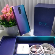 Oppo R17 Pro 8/128gb kelengkapan second fullset ex resmi Indonesia