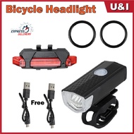 LED Front Bike Light – Bicycle Front & Rear LED Light/