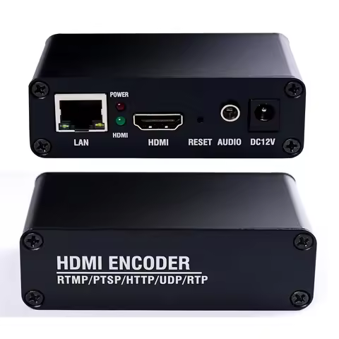 1 Channel Mini HD Video Encoder Webcast Fader H265 H264 HEVC IPTV CATV HDMI to IP RTMP SRT UDP HLS R