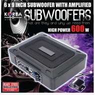 6X9 UNDERSEAT ACTIVE SUBWOOFER