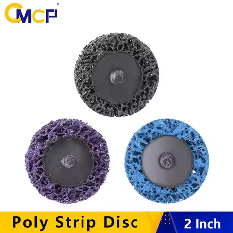 CMCP 2Inch Poly Strip Disc Abrasive Wheel Paint Rust Remover Clean Grinding Wheels for Motorcycles D
