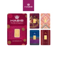 HABIB 2.5g 999.9 Gold Bar Manufactured By LBMA Goods Delivery Refiner