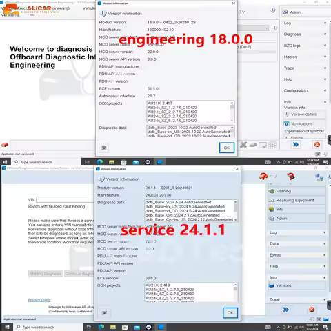 6154A Remote Download Software for New 0dis Service S 24.1.1 0-dis E Engineering 18 Supports GRP Log
